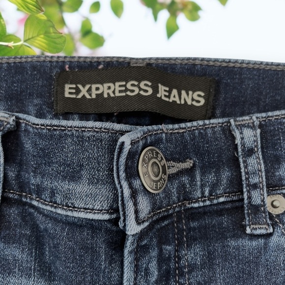 EXPRESS High Rise Jean Leggings - Picture 5 of 6